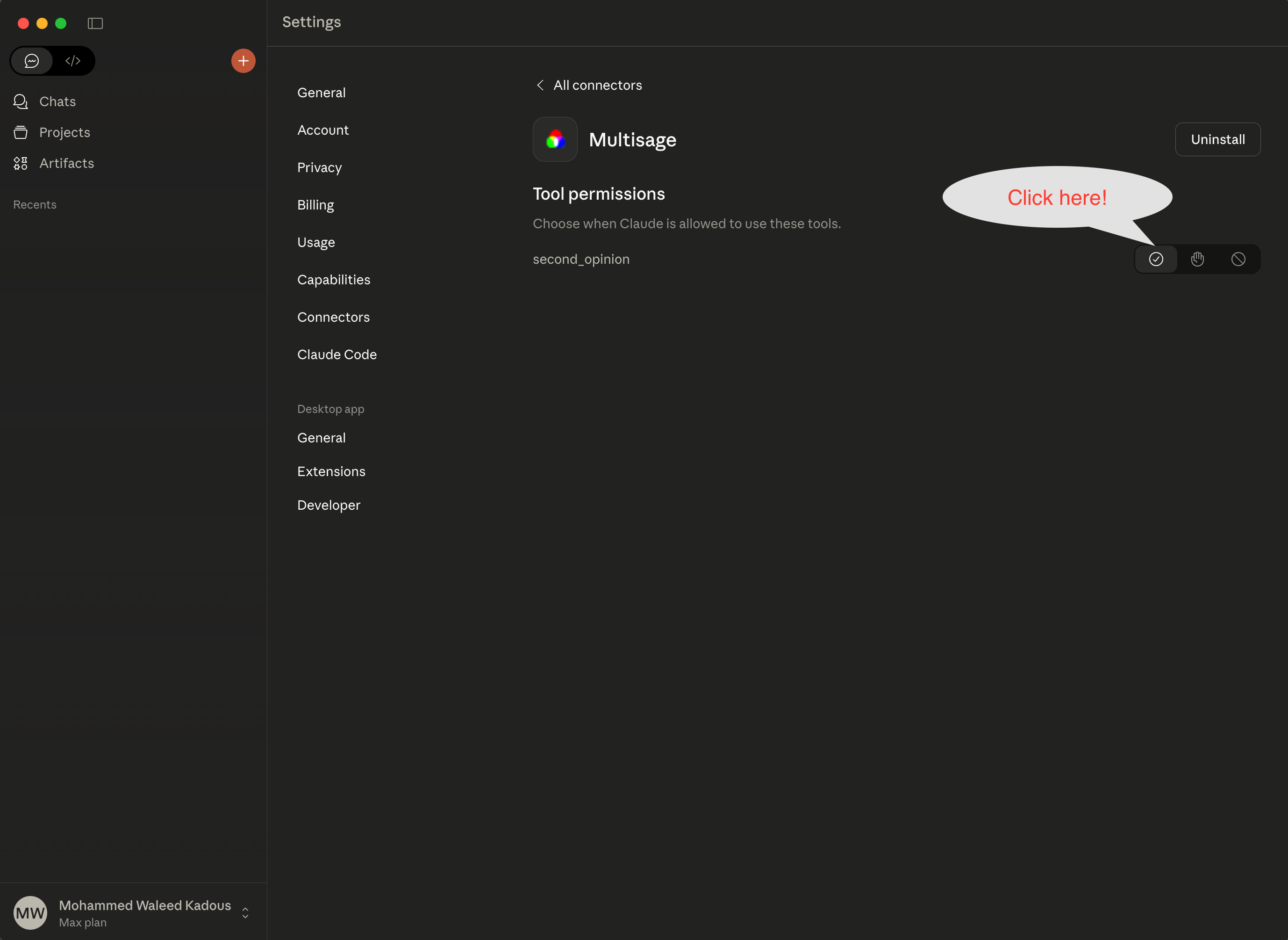 Enable the second_opinion tool